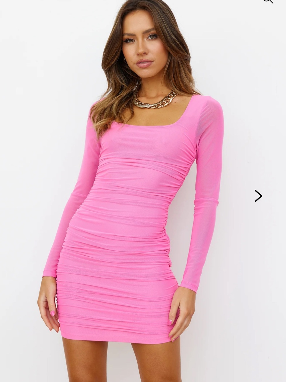 Hello Molly FRESH VIBES MINI DRESS PINK